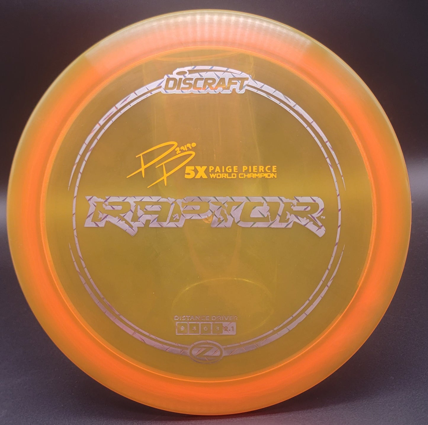 Discraft Paige Pierce Z Raptor
