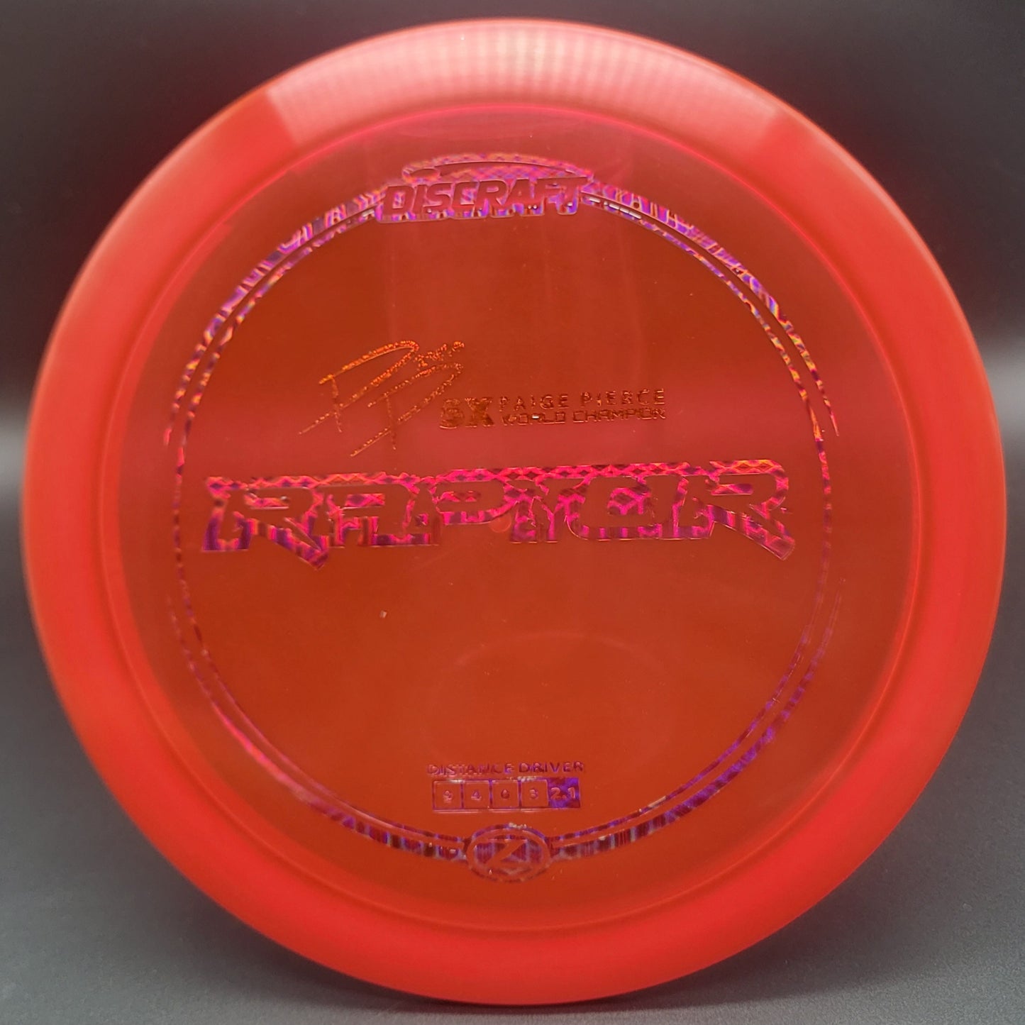 Discraft Paige Pierce Z Raptor
