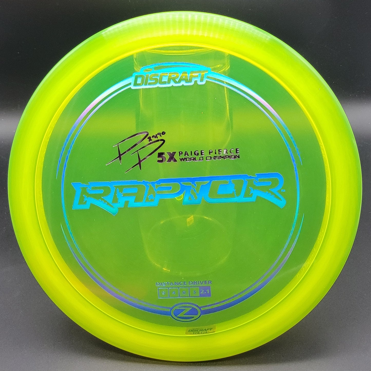 Discraft Paige Pierce Z Raptor