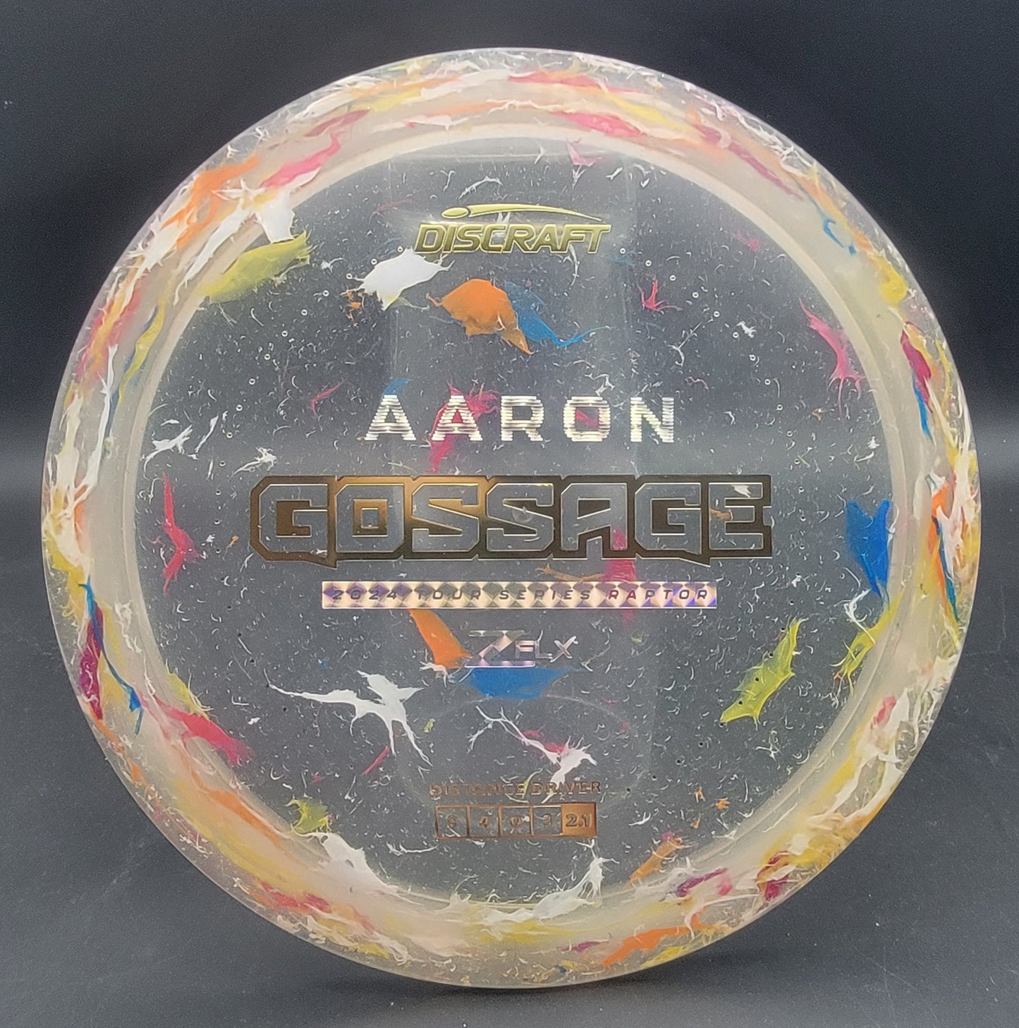 Discraft 2024 Aaron Gossage Jawbreaker Z Flx Tour Series Raptor