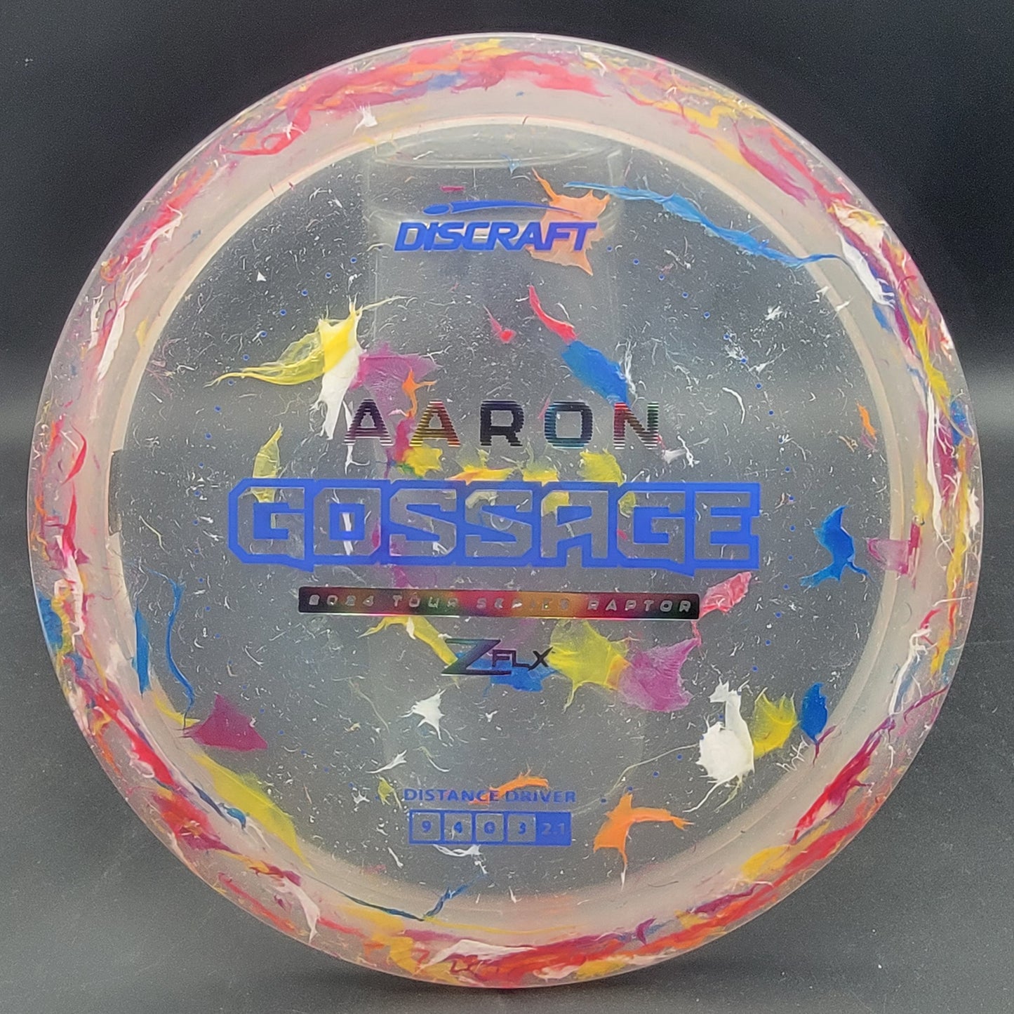 Discraft 2024 Aaron Gossage Jawbreaker Z Flx Tour Series Raptor