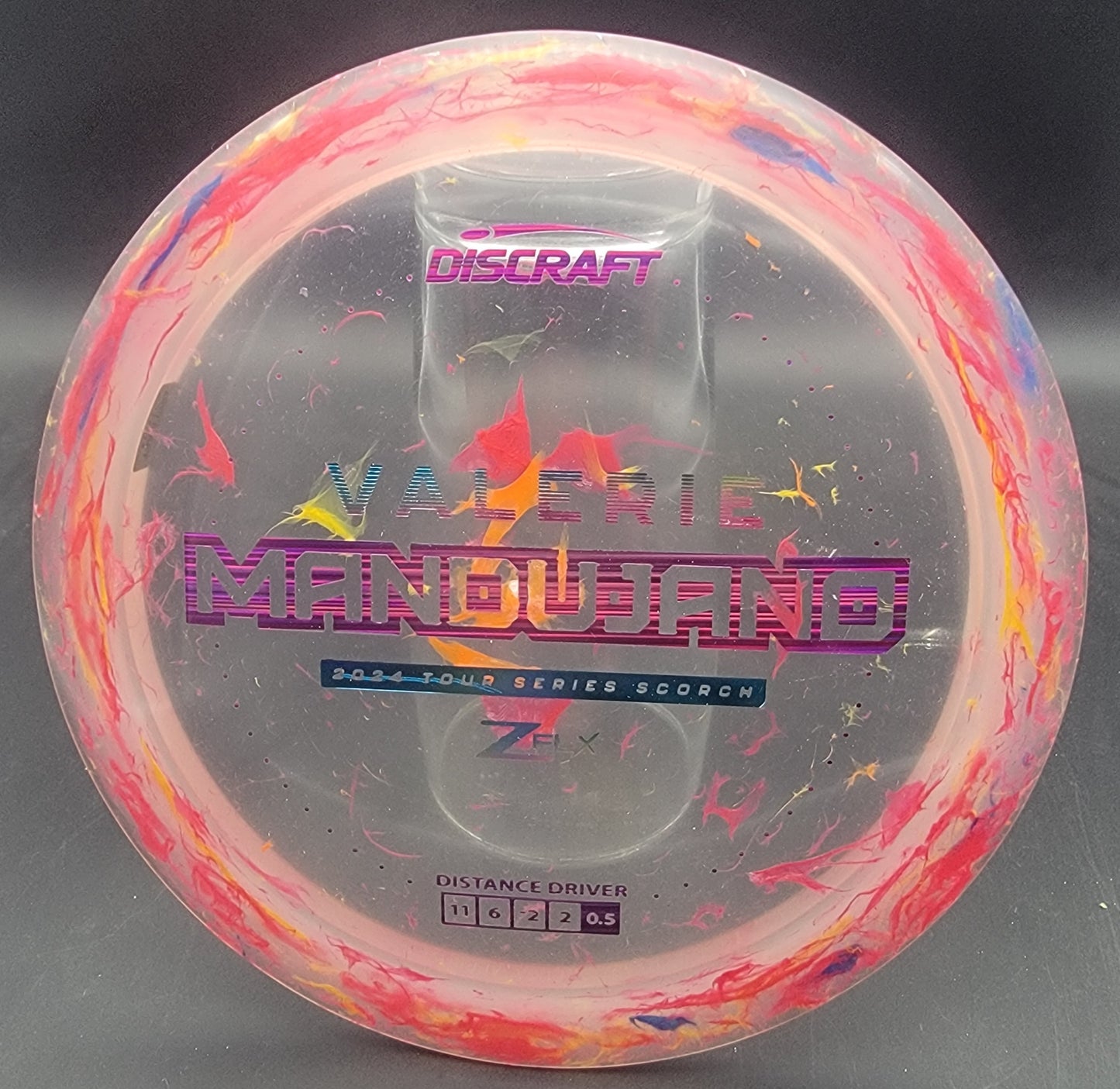 Discraft 2024 Valerie Mandujano Jawbreaker Z Flx Tour Series Scorch