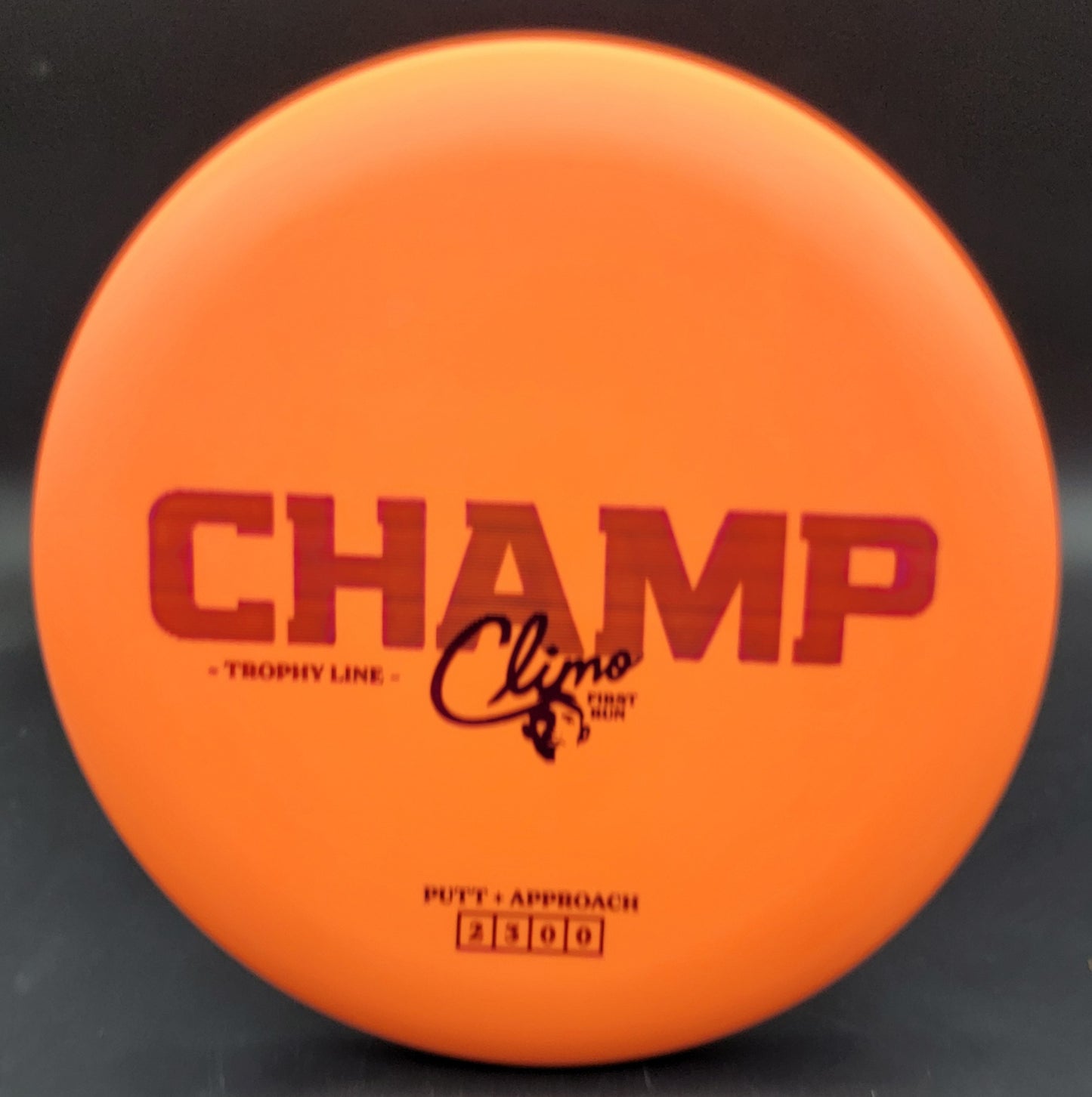 Climo First Run Trophy Line Champ
