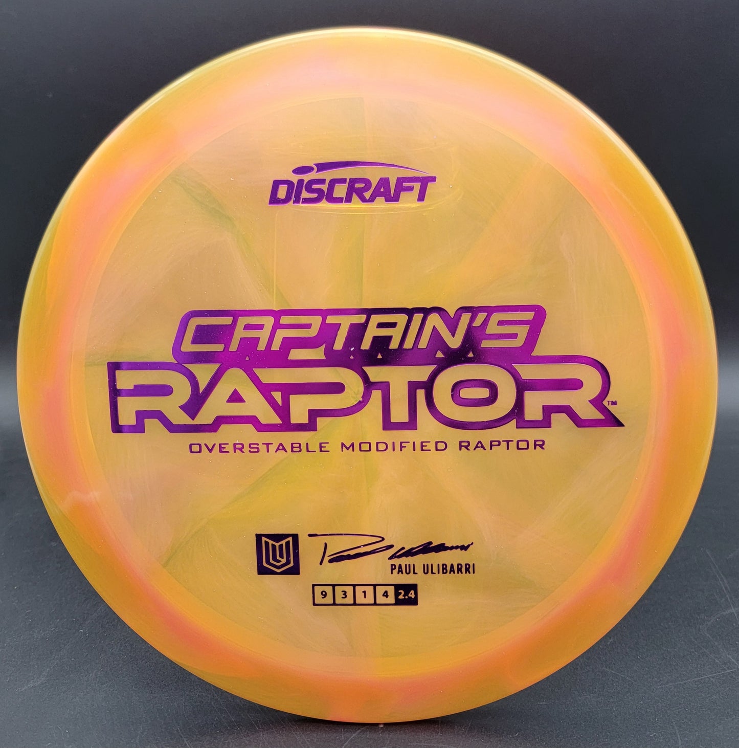 Discraft 2025 Tour Paul Ulibarri Captain's Raptor