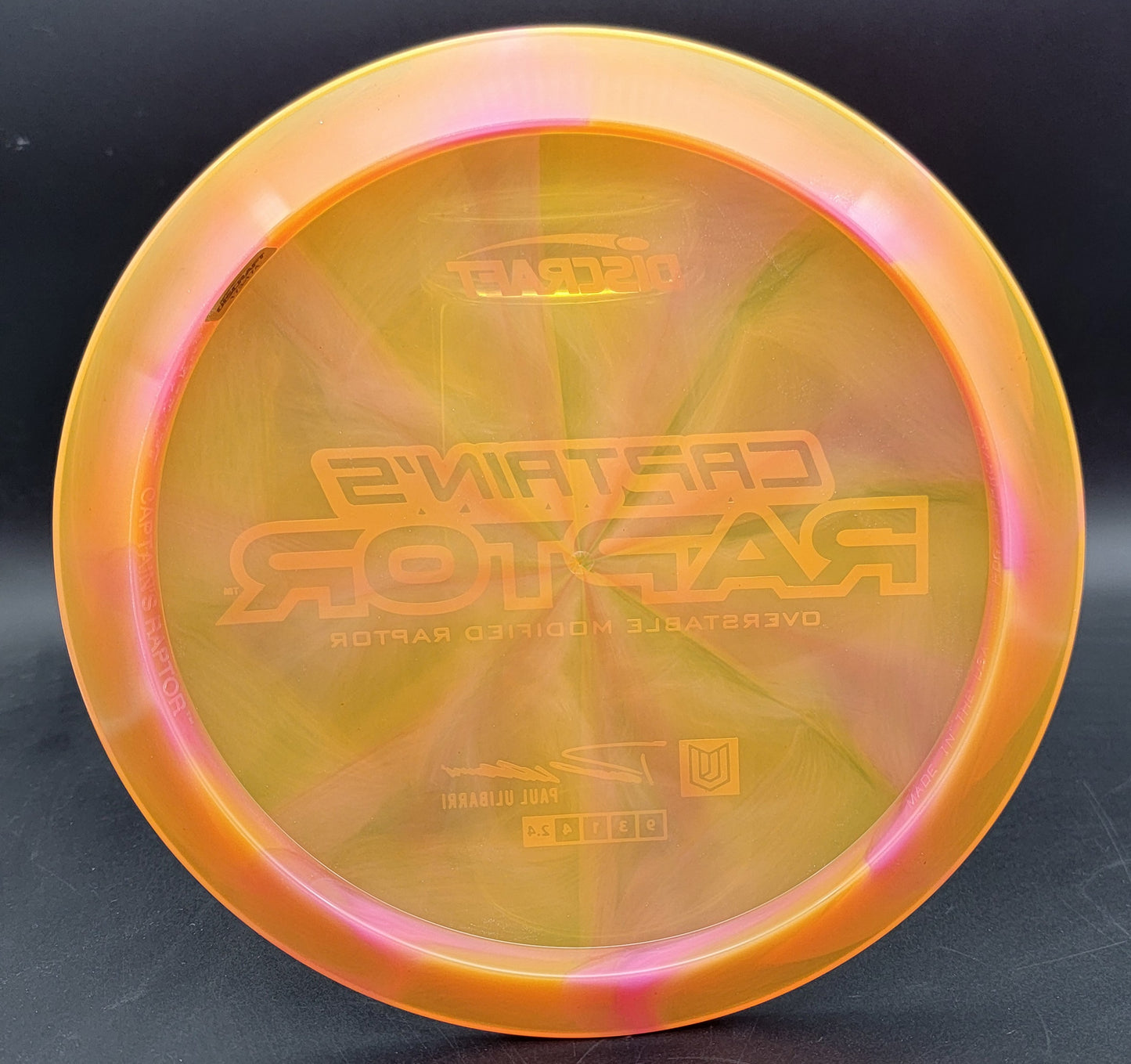 Discraft 2025 Tour Paul Ulibarri Captain's Raptor