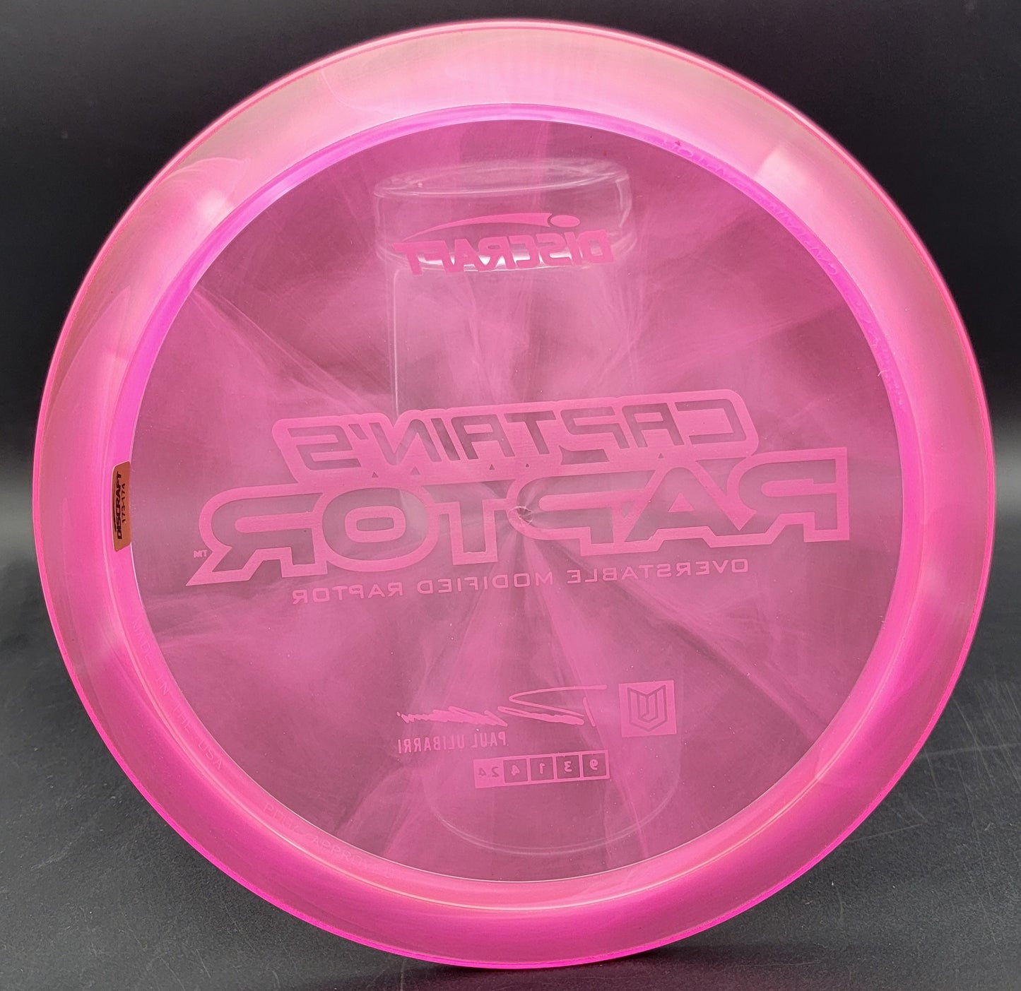 Discraft 2025 Tour Paul Ulibarri Captain's Raptor