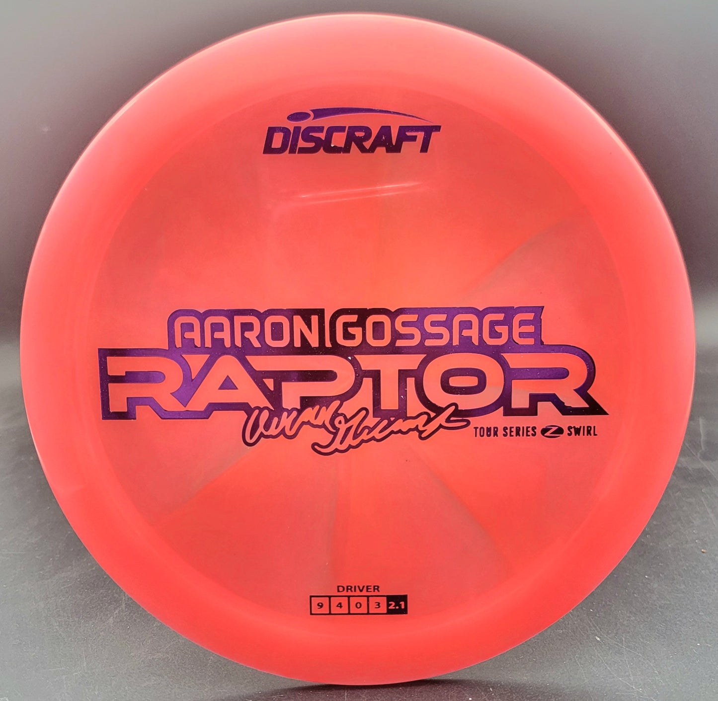 Discraft 2025 Aaron Gossage Tour Series Raptor