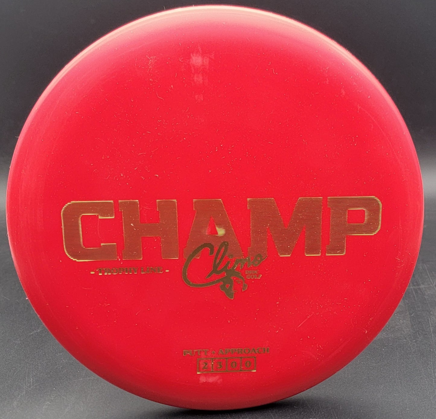 Climo First Run Trophy Line Champ
