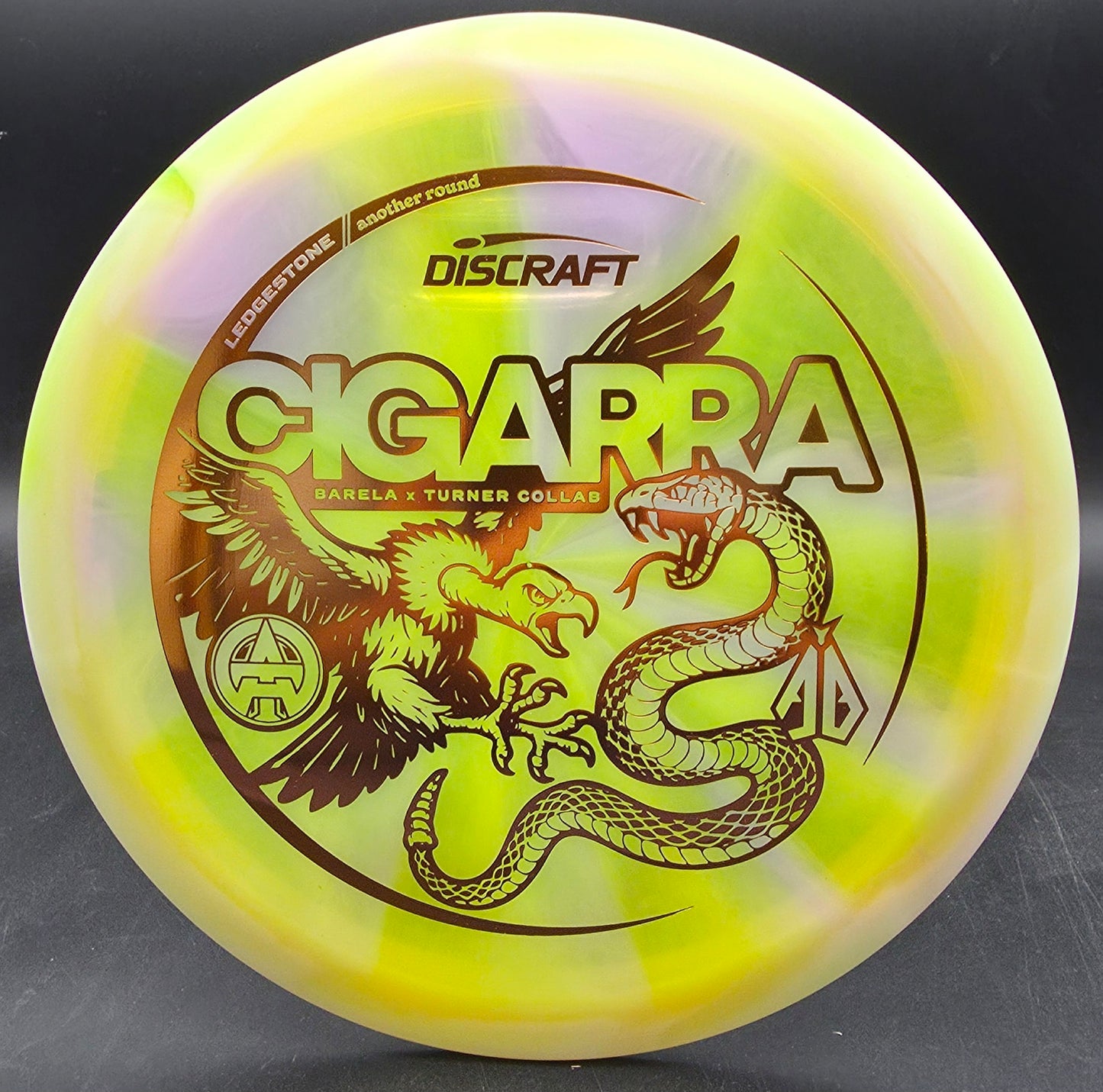 Discraft Anthony Barela and Austin Turner colab Z Swirl Cigarra