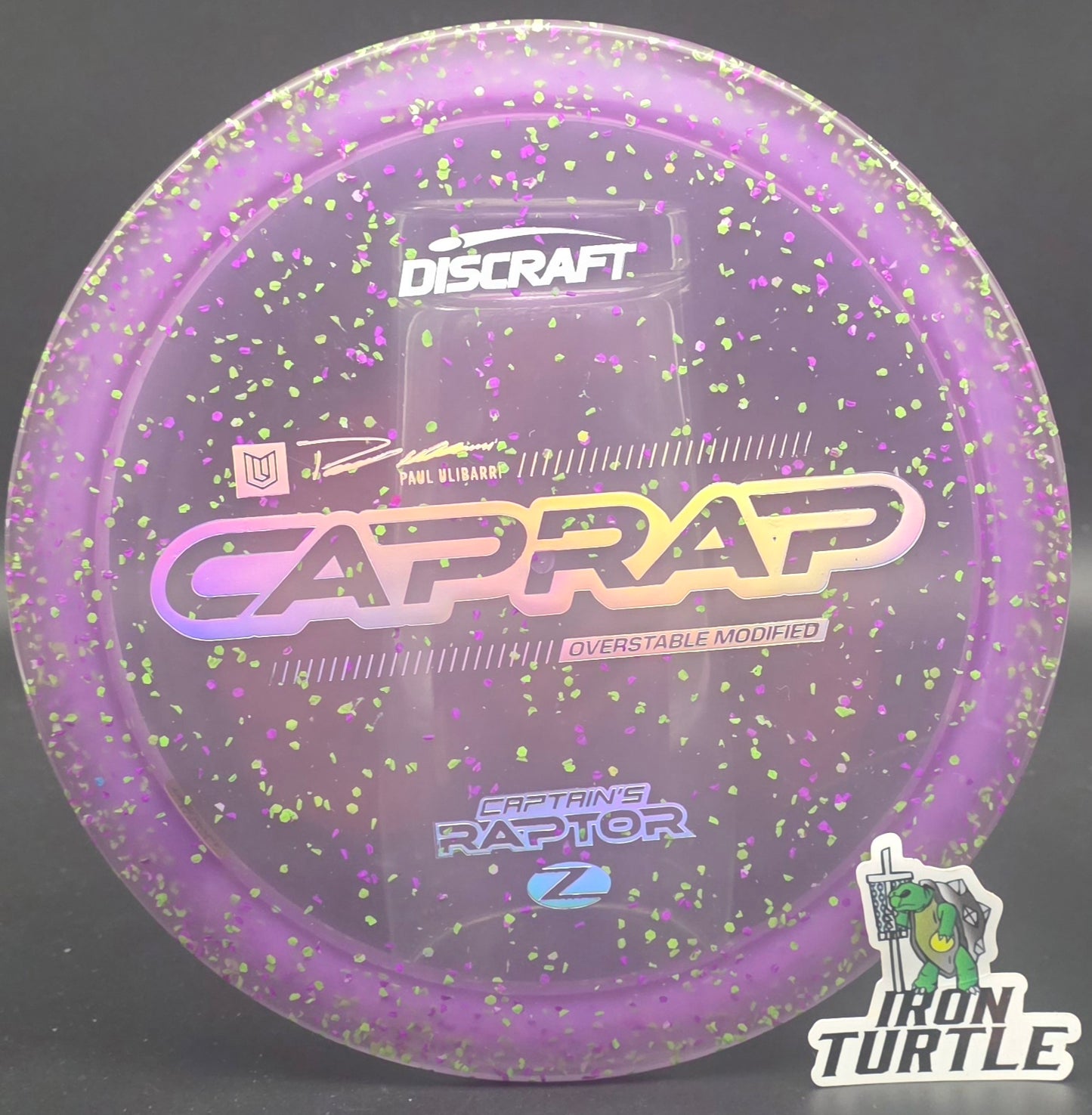 Discraft 2026 Paul Ulibarri Z Confetti Captain's Raptor