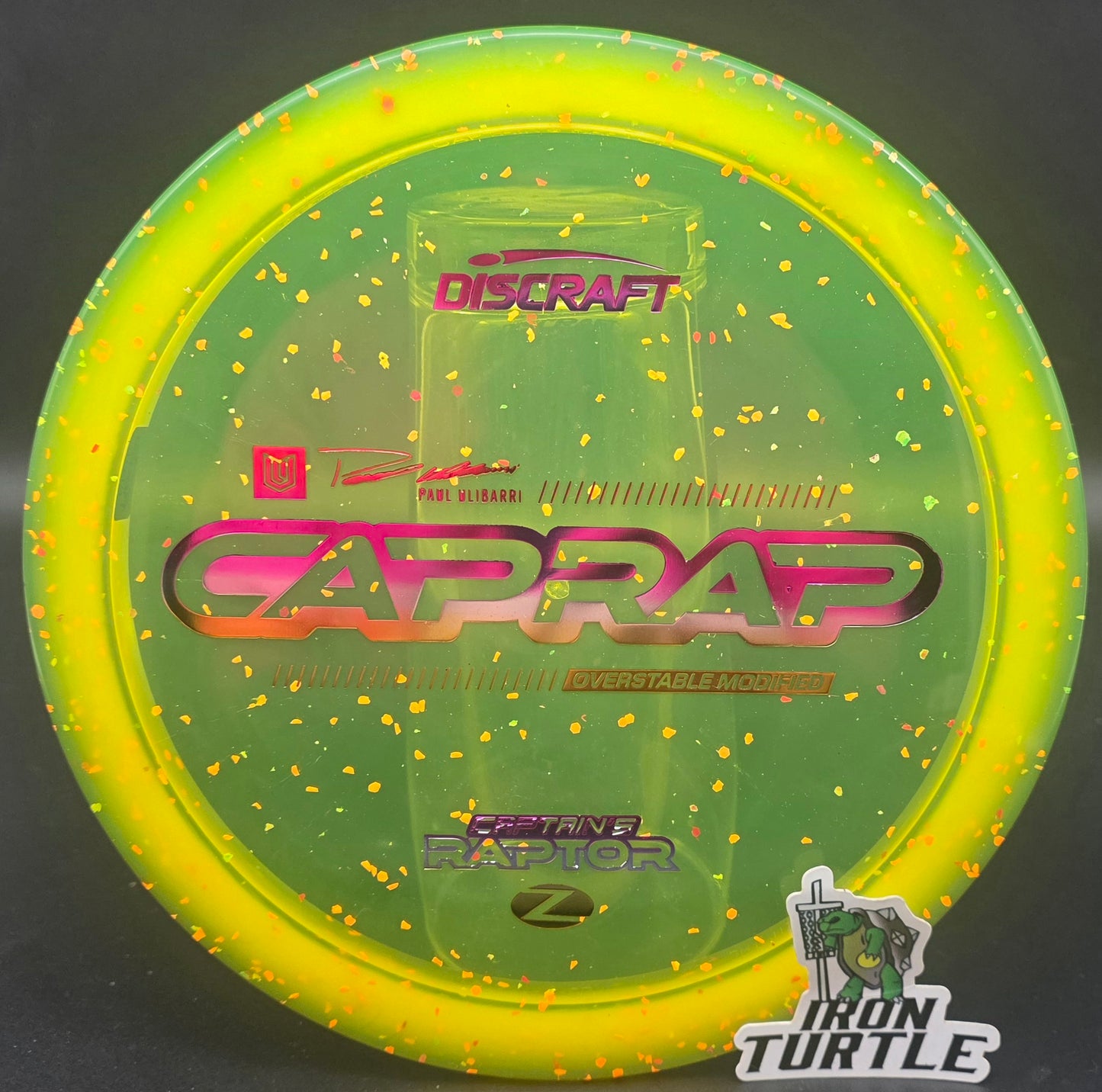 Discraft 2026 Paul Ulibarri Z Confetti Captain's Raptor