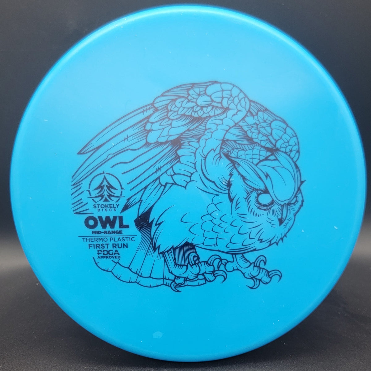Stokely Discs First Run Thermo Plastic Owl