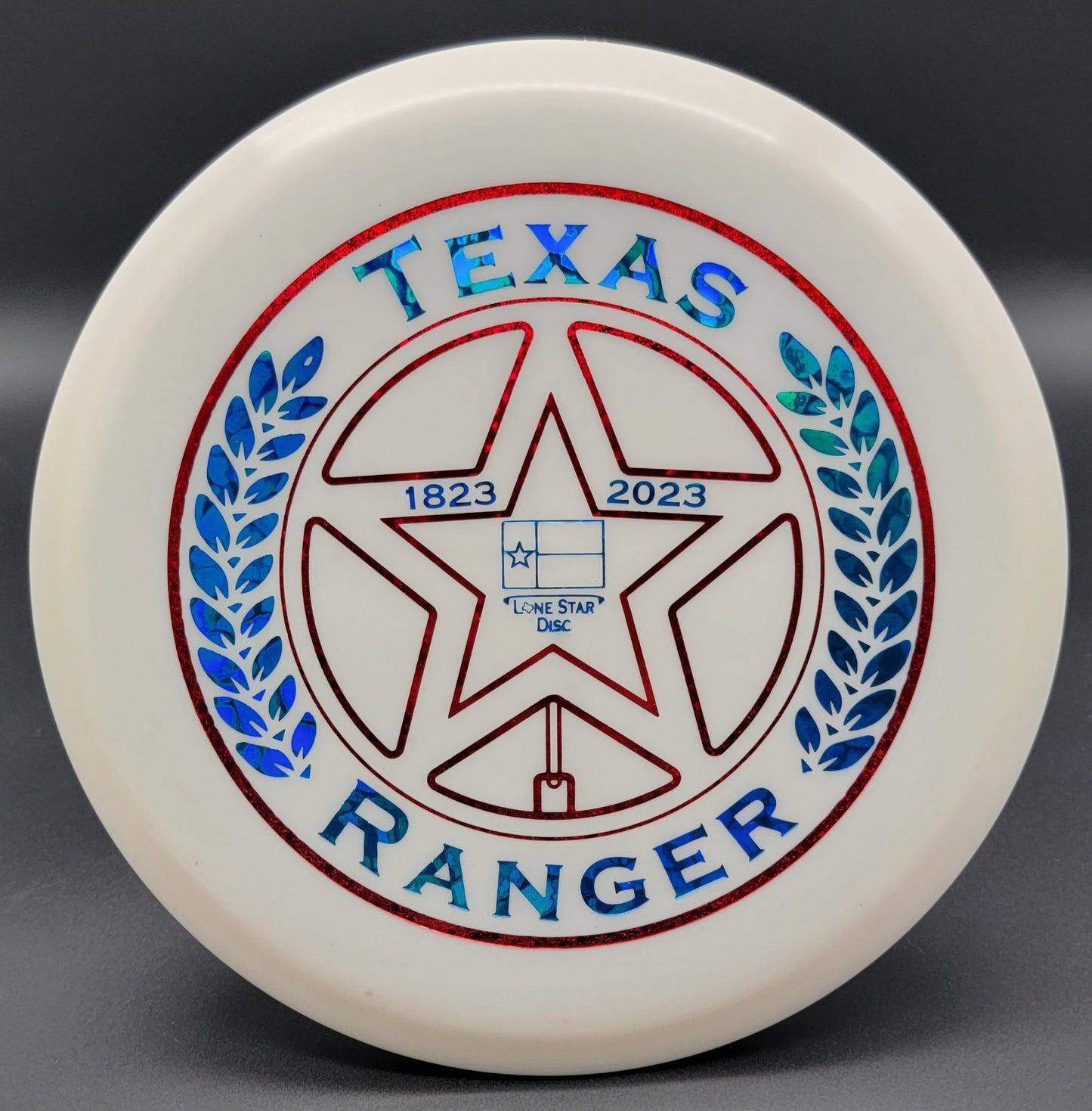 Lone Star Disc Alpha Texas Ranger World Series Stamp