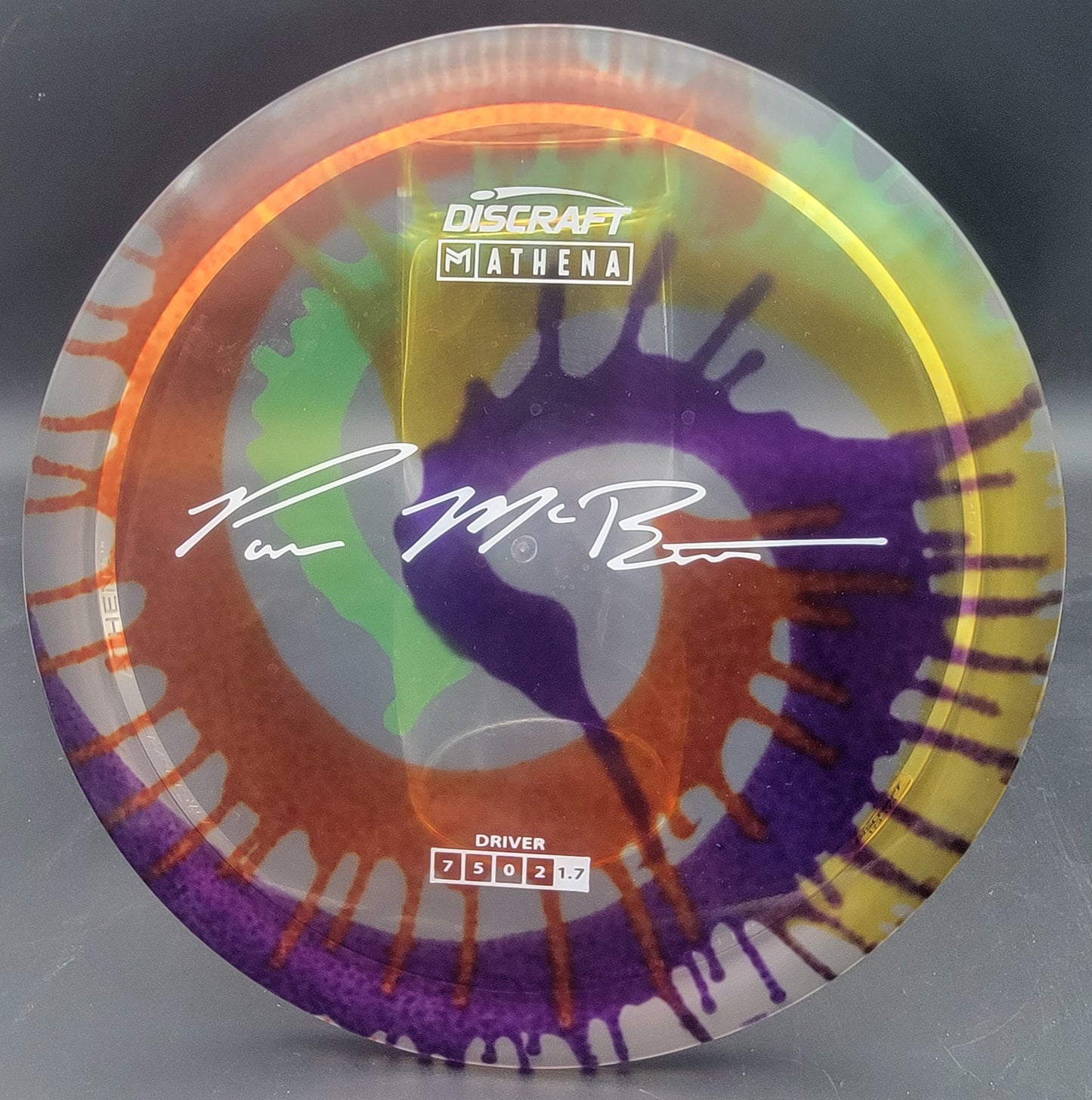 Discraft Paul McBeth Z Fly Dye Athena