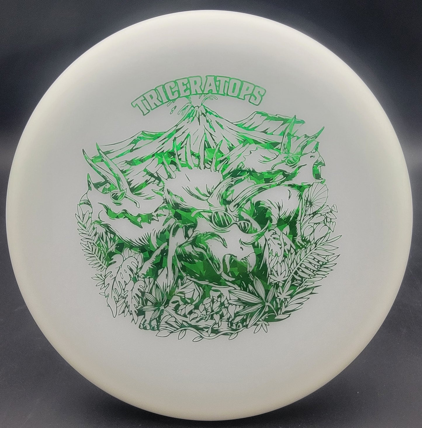 Dino Discs Glow Triceratops Putter Special Edition Stamp