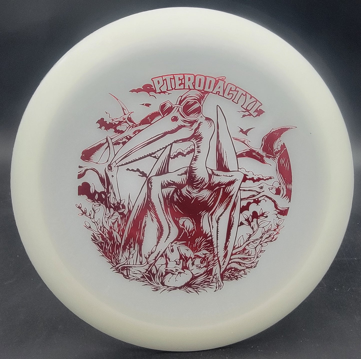 Dino Discs Glow Pterodactyl Special Edition Stamp