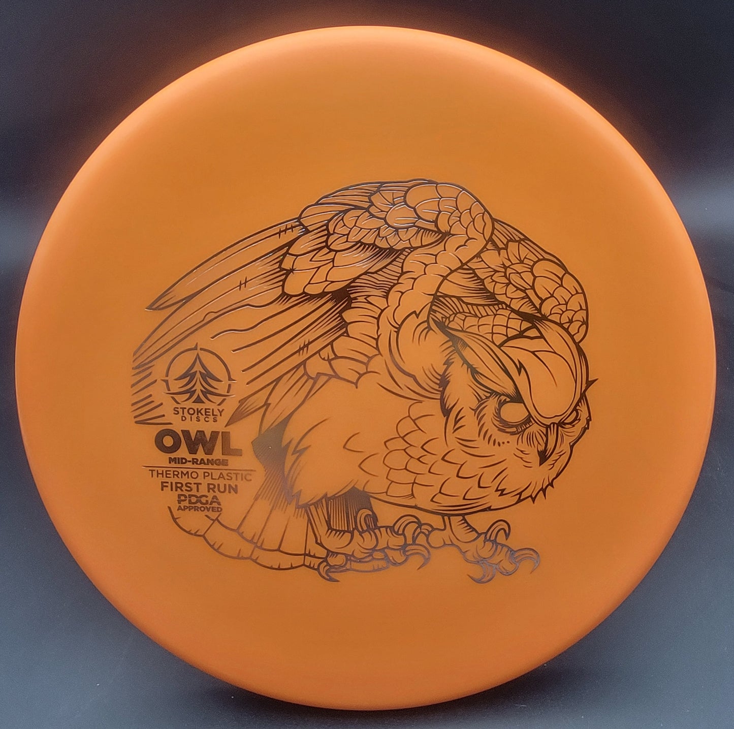 Stokely Discs First Run Thermo Plastic Owl