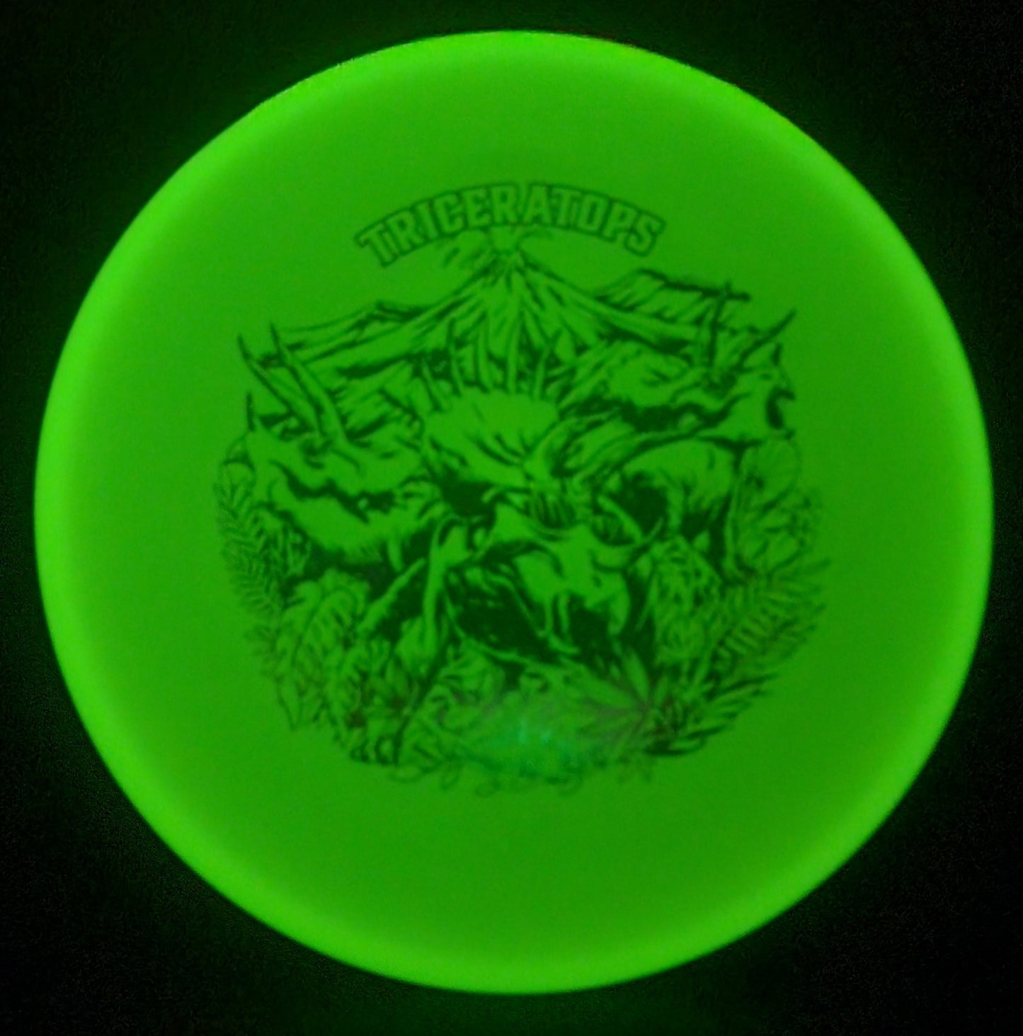 Dino Discs Glow Triceratops Putter Special Edition Stamp