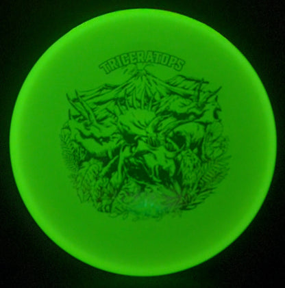 Dino Discs Glow Triceratops Putter Special Edition Stamp