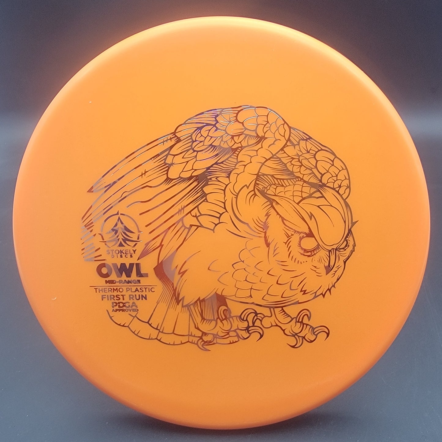 Stokely Discs First Run Thermo Plastic Owl