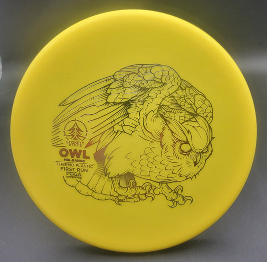 Stokely Discs First Run Thermo Plastic Owl