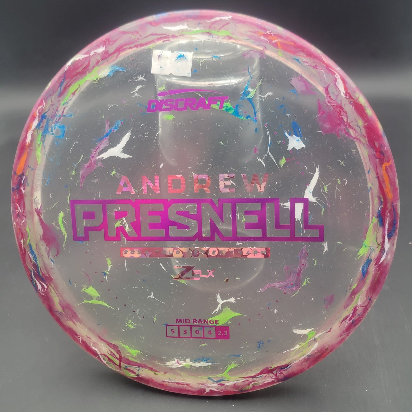 Discraft 2024 Andrew Presnell Jawbreaker Z Flx Tour Series Swarm