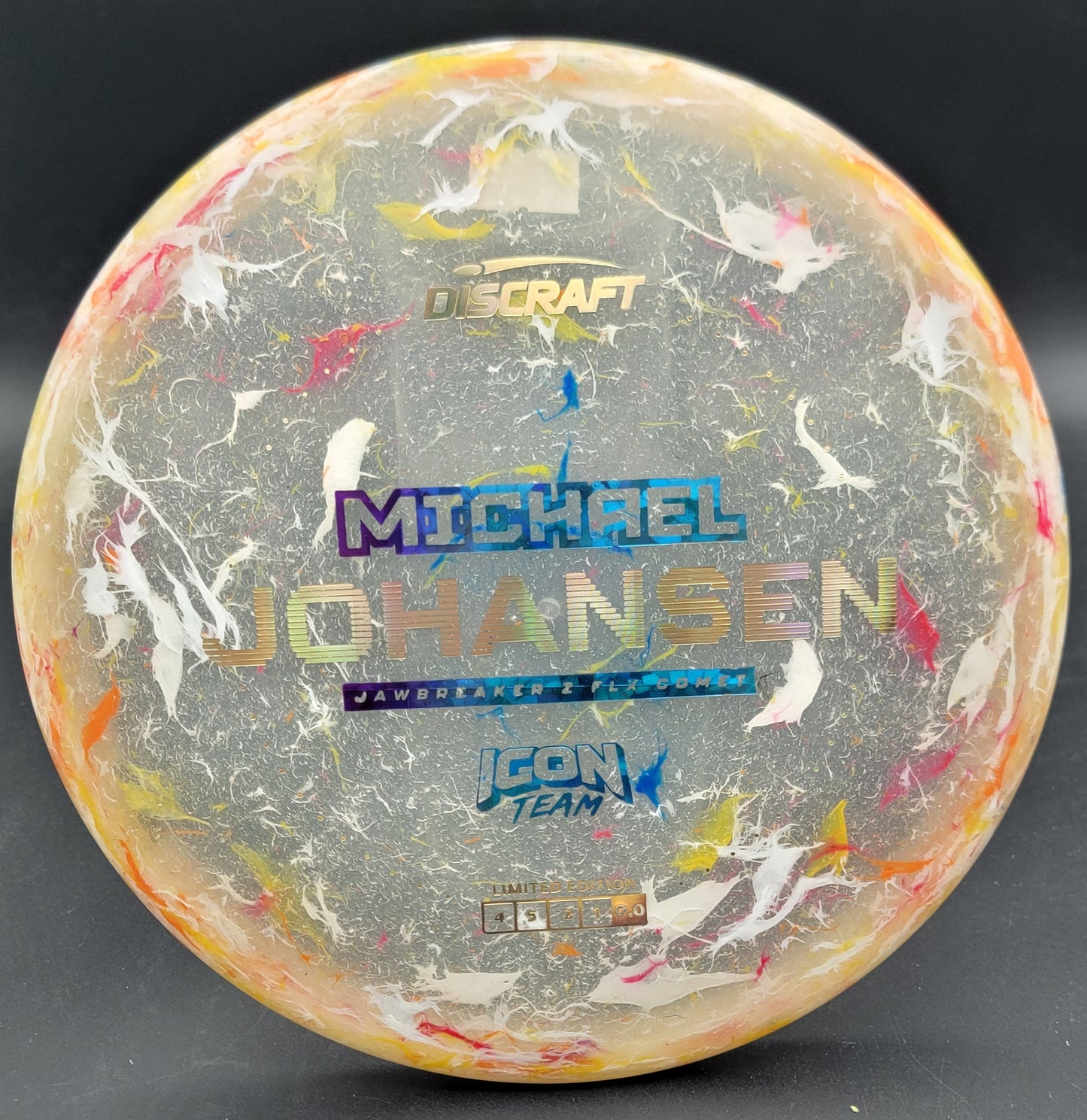 Discraft 2024 Michael Johansen Icon Team Limited Edition Jawbreaker Z Flx Comet