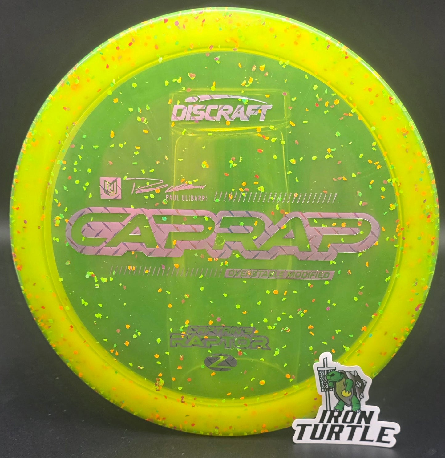 Discraft 2026 Paul Ulibarri Z Confetti Captain's Raptor